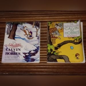 2 Calvin and Hobbes paperback books